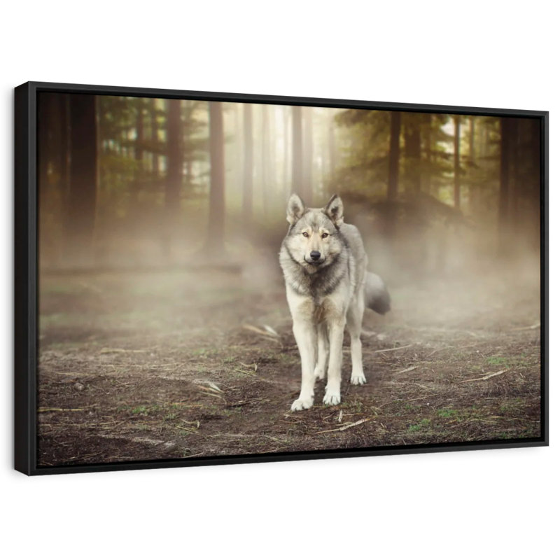 " Bold Wolf Wall Art ", 9" H x 13" W