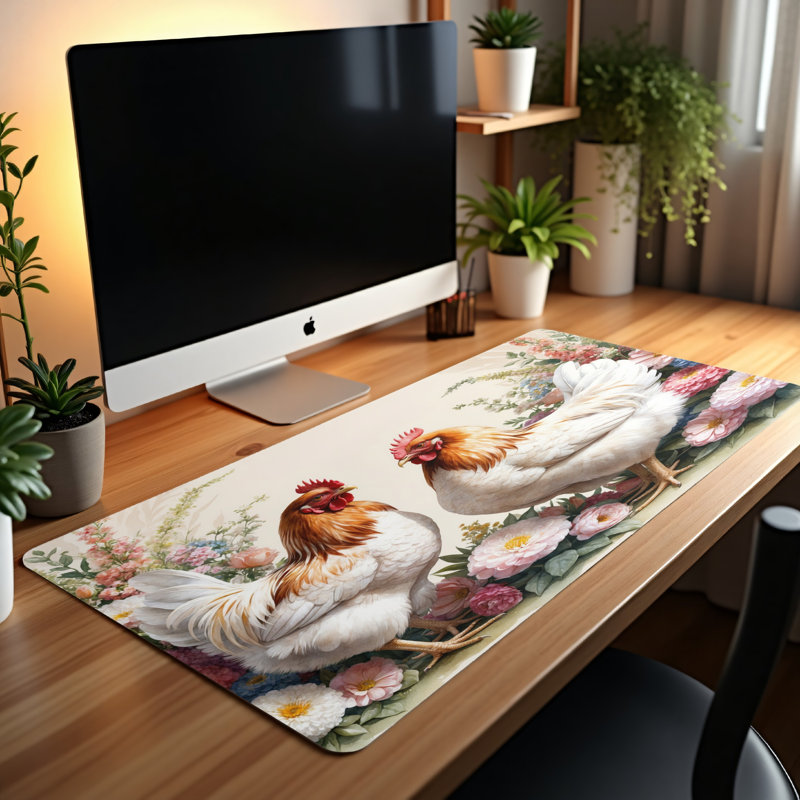 Polyester Desk Pad, 14.4x12.1