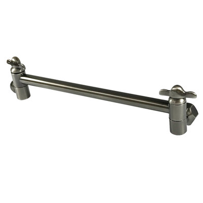 Kingston Brass Plumbing Parts 10-Inch Adjustable High-Low Shower Arm