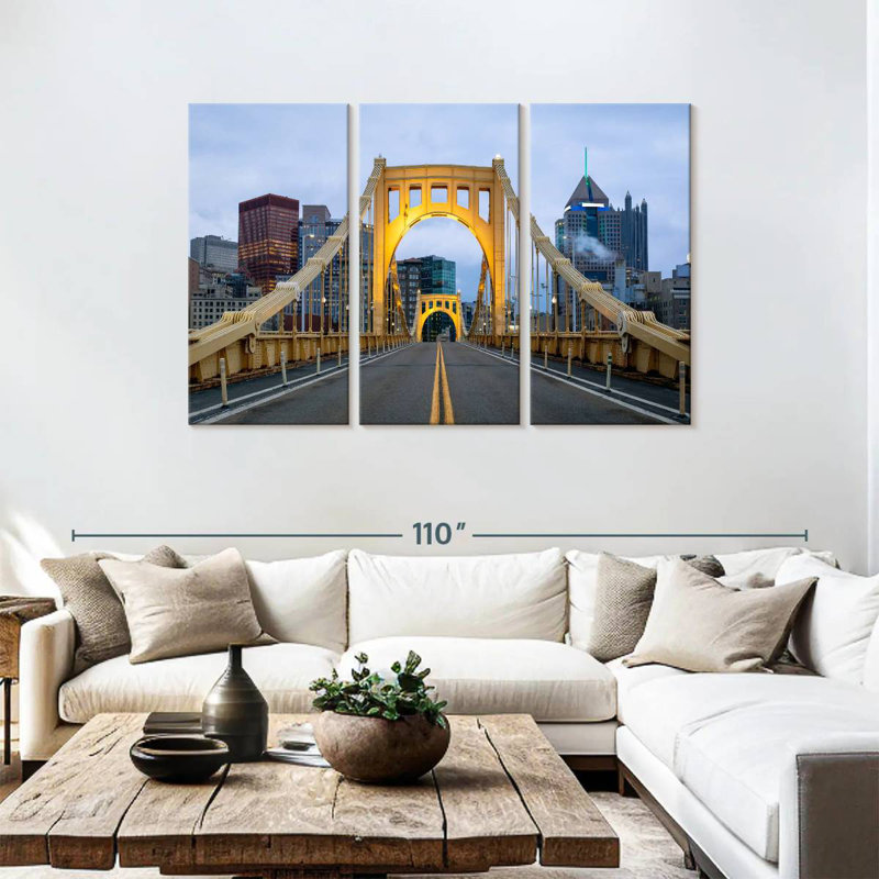 Mehar Roberto Clemente Bridge, 48" H x 74" W