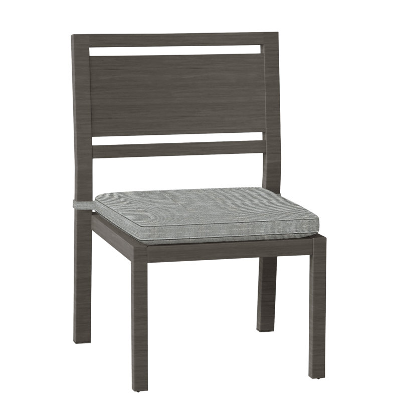 Chaise d'appoint en aluminium Avondale - Gris ardoise, Gris ardoise, Chambray Rollo, Welt
