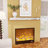 60"Mirrored Floating Mantel Shelf with Crushed Crystal Inlay-1191259603-1163572552