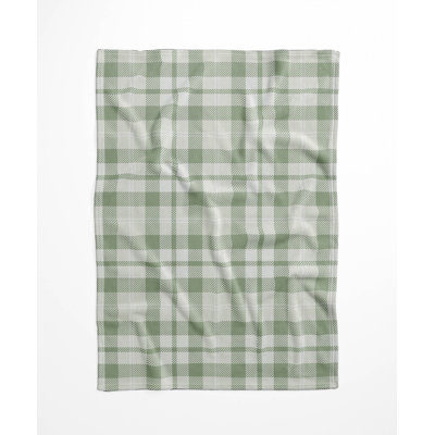 Gen Plaid Velveteen Fleece Blanket