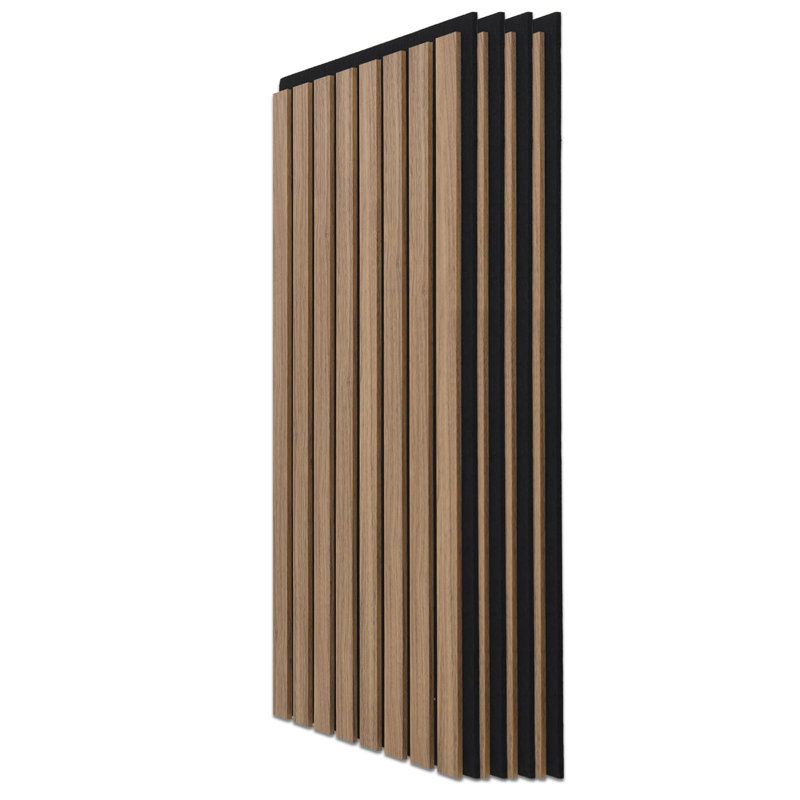 4 Pack 3D Fluted Sound Absorbing Wall Panels