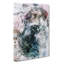 Graceful Elephant Portrait in Abstract - Wrapped Canvas-55317031
