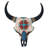Mystic Plains Warrior Cow Skull Wall Sculpture-1707723528