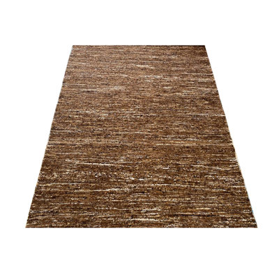 Rectangle Hand Woven Wool Area Rug