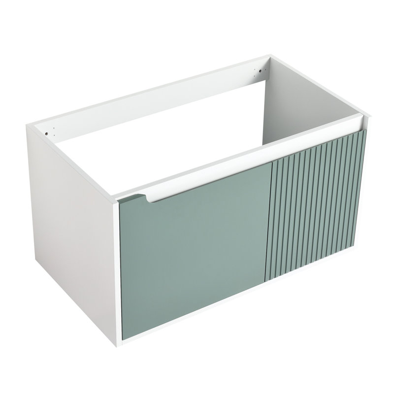Armoire de salle de bain murale 36 po, porte à fermeture en douceur, meuble-lavabo en contreplaqué 36 po