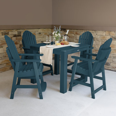 Anette 4-Person 42" Square, Counter-Height Dining Set