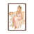 Classic Brown Wood Floater Framed