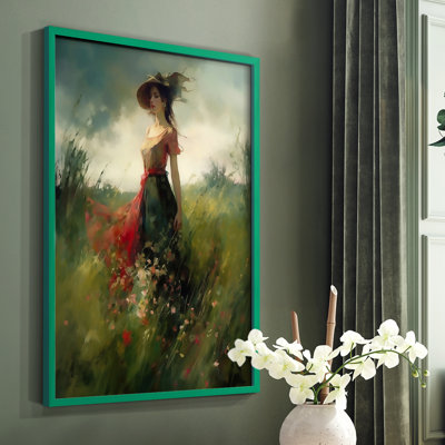 WOMEN Series CCCCX - reproduction encadrée de qualité supérieure - prête à être accrochée - aucun clou requis