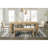 51 Inch Oak Finish Wood Bench For Home Entryway Dining Room, Panel Legs, Light Brown