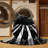 Machine Washable Paublo Mecca Kaaba Classic Oriental Rug in Gray – Black Binding-1568138201