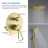 Circular Shower Faucet with Rough-in Valve-74557746