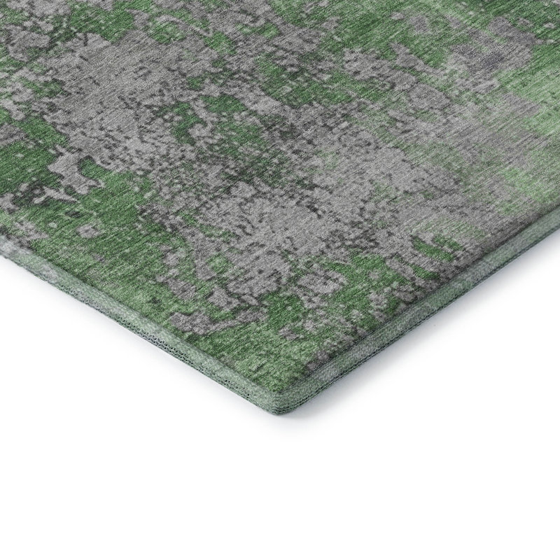 Premium Machine Washable Jacquez AMF1789 Modern Rug, Rectangle 2'6" x 3'10"
