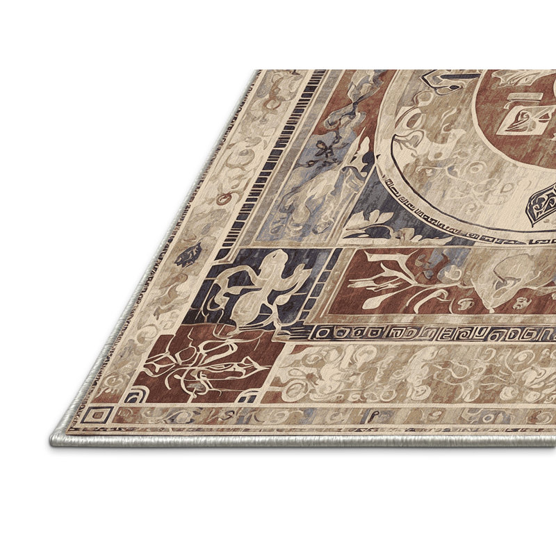 Apollonian Arc Rug, Square 6'
