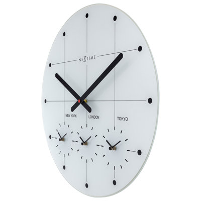 Glass Wall Clock