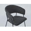 Andrya Chunky Weave Fabric Upholstered Armchair-1728014484