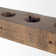 Reclaimed Wood Eight Tealight Table Candle Holder 