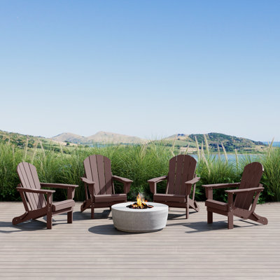 Laguna HDPE Folding Adirondack Chair