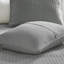 Ensemble de courtepointe 2 pièces gris simple / simple TG-119922100-119922099