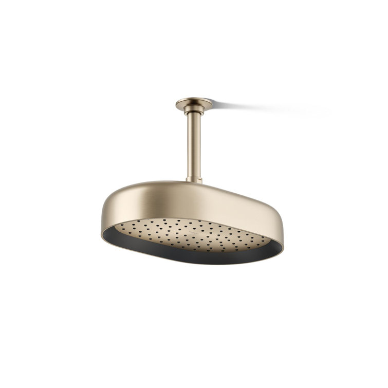 Statement™ 2.5 GPM Oval 12 in. Rainhead with Katalyst Air-Induction Technology