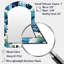 Eau éléments - miroir asymétrique vague japonaise, miroir mural décoratif arche bleue, impression d'art en métal-1052094547