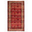 Tapis rouge foncé Ganya 5 pi 1 po x 9 pi 6 po