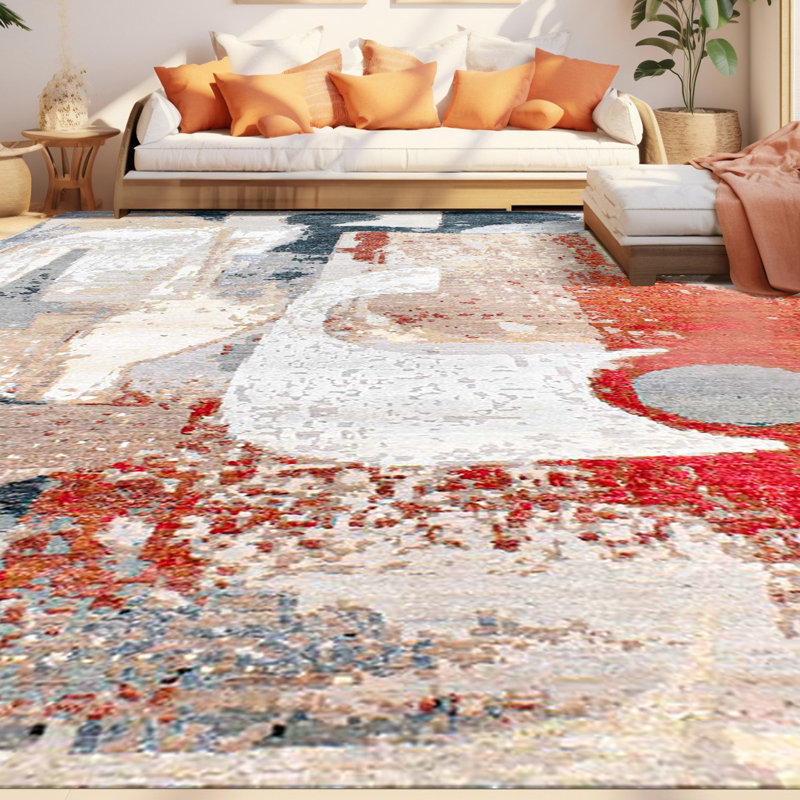 Abstract Area Rug, Rectangle 8' x 10'