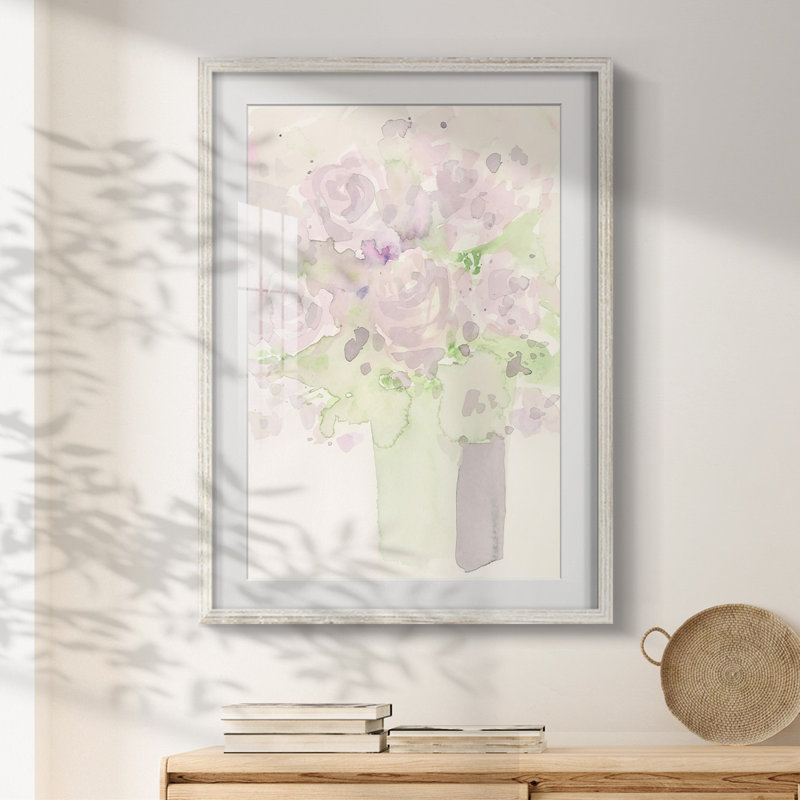 Amboise - toile tendue avec châssis, H 28,5 po x l 20,5 po, Blanc