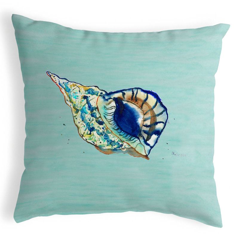  Housse de coussin d'extérieur carré Betsy, Bleu sarcelle