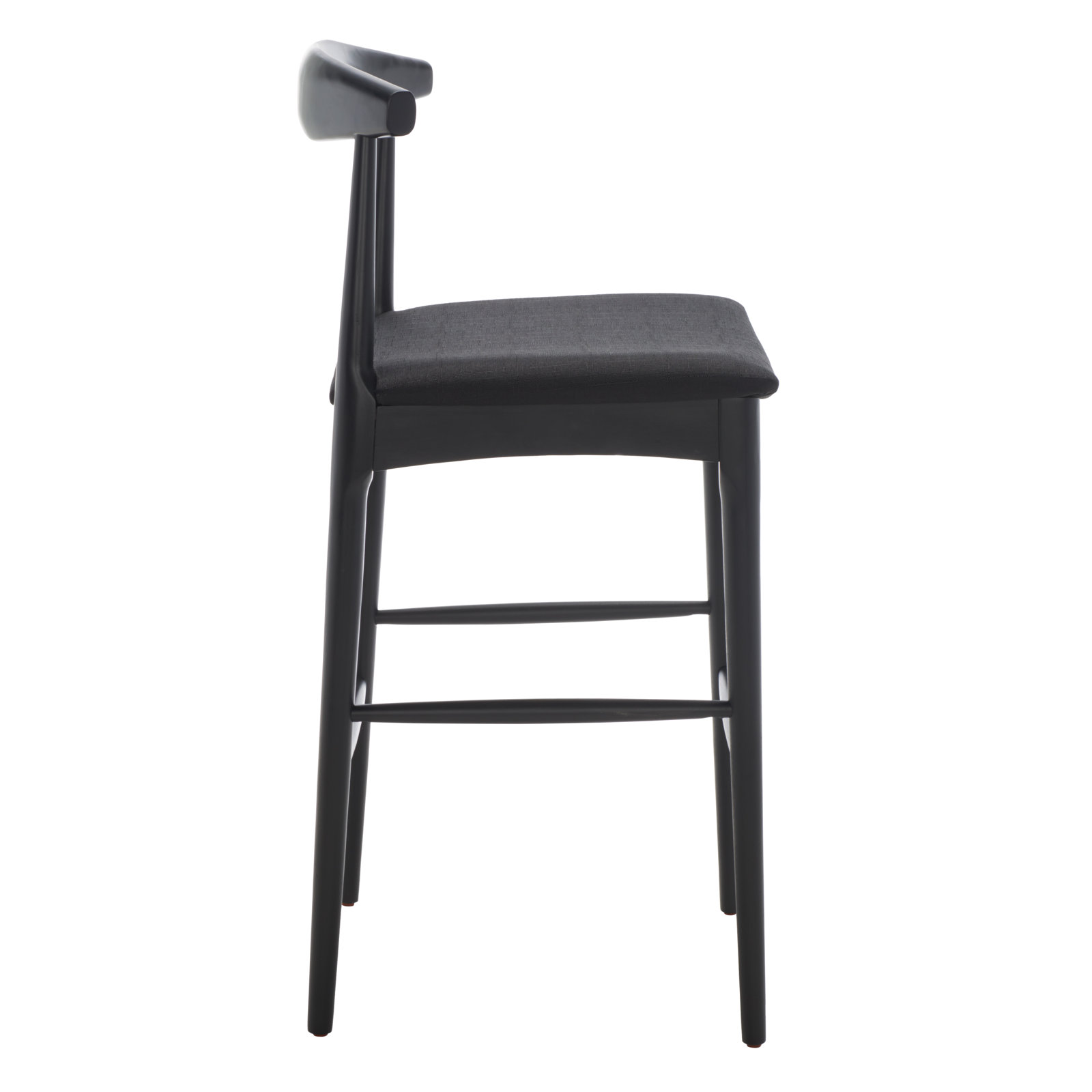 Hank Counter/Bar Stool, Black, Black, Bar Stool (29.6" Seat Height)