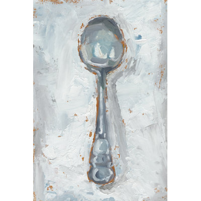 Impressionist Flatware I by Ethan Harper - Wrapped Canvas Painting