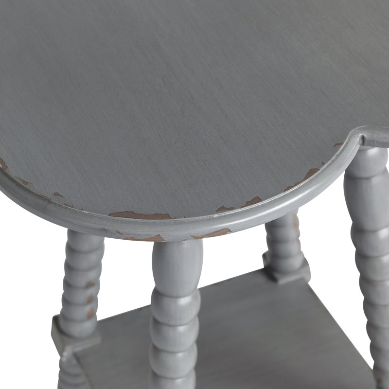 Clover Shaped Accent_End Table