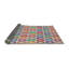Tapis gris motif/orange/jaune-1403436738