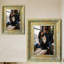 Cadre photo polyvalent 1 pièce 5 po x 7 po doré antique pour étagères de bureau