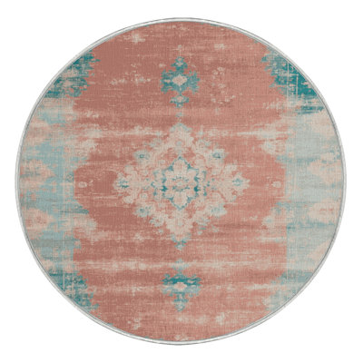 Machine Washable Overdyed Beige Area Rug