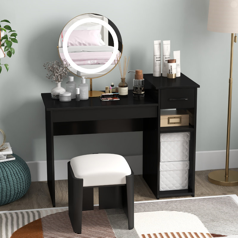 Neliyah Computer Desk, Black