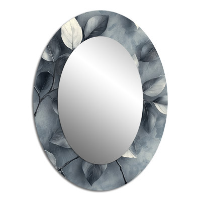 Miroir mural oval cuivre