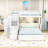 Bunk Bed with Wardrobe,USB and Lights-1243311362