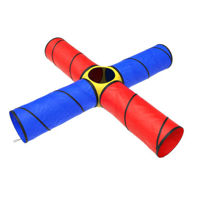 Hey! Play! 100'' W x 100'' D Indoor / Outdoor Polyester Pop-Up Play Tunnel