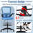 Drafting Chair Ergonomic Tall Office Chair Adjustable Height Computer Chair With Lumber Support Mid Back Task Mesh Desk Chair With Flip Up Arms Footrest Drafting Swivel Stool For Standing Desk, Blue-1138471991