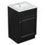 Meuble-lavabo de 20 po avec lavabo et tablette de porte, tablette réglable-680515510