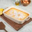 Casserole Crockpot, plat de cuisson en céramique 9 x 13, moule à Lasagne-135860801