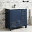 Meuble-lavabo avec lavabo, tablette et trois tiroirs-1997191568
