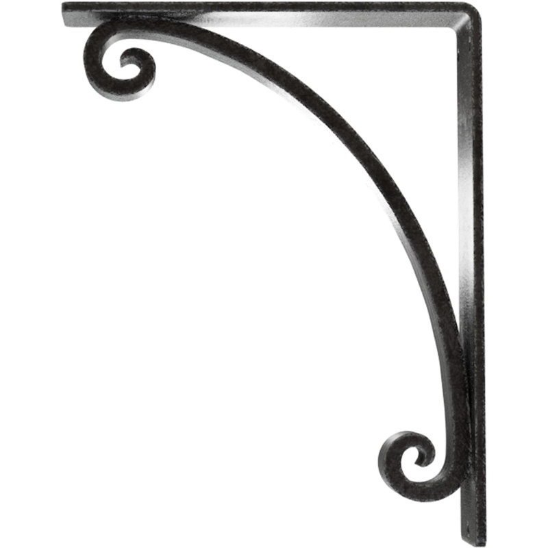 Support en fer forgé Legacy, Étain antique, H 10 po x l 2 po x P 7,5 po