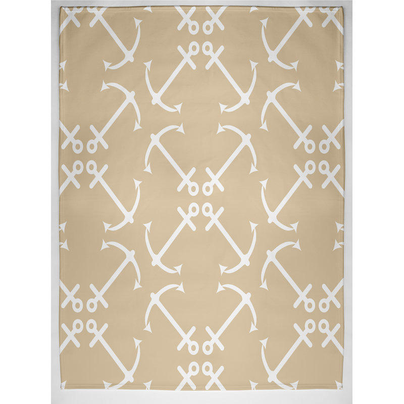 Carruthers Plain Weave / Muslin Throw Blanket, Taupe