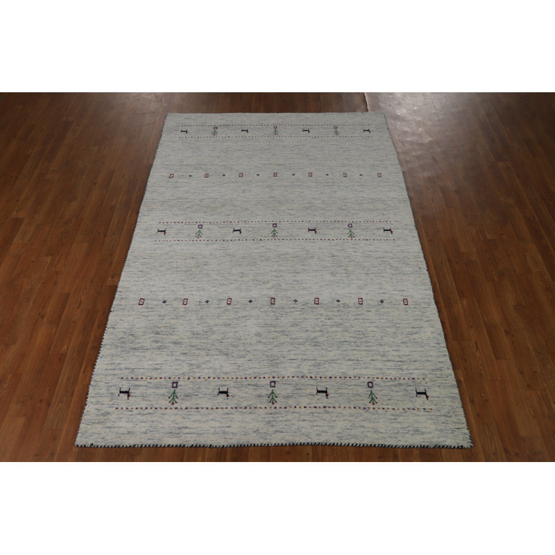 Tapis indien petits animaux Gabbeh 5 x 8