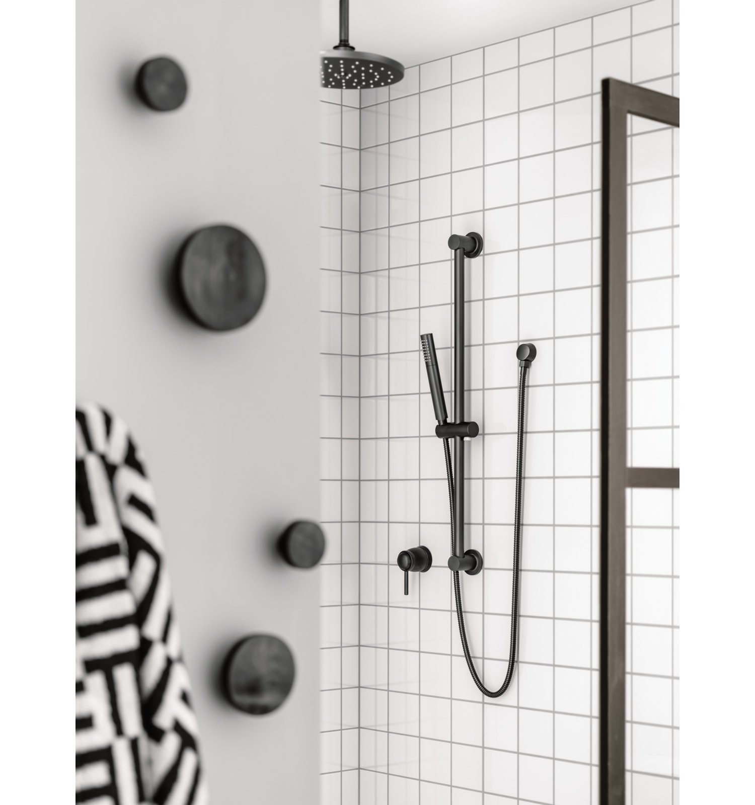 Align ExactTemp Tub and Shower Valve Trim, Matte Black