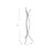 Coat Rack Hall Tree Free Standing Entryway Bedroom Metal Frame Coat Tree Freestanding Coat Rack-1727939224